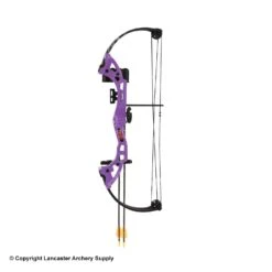 Bear Brave Bow Set (Flo. Purple)