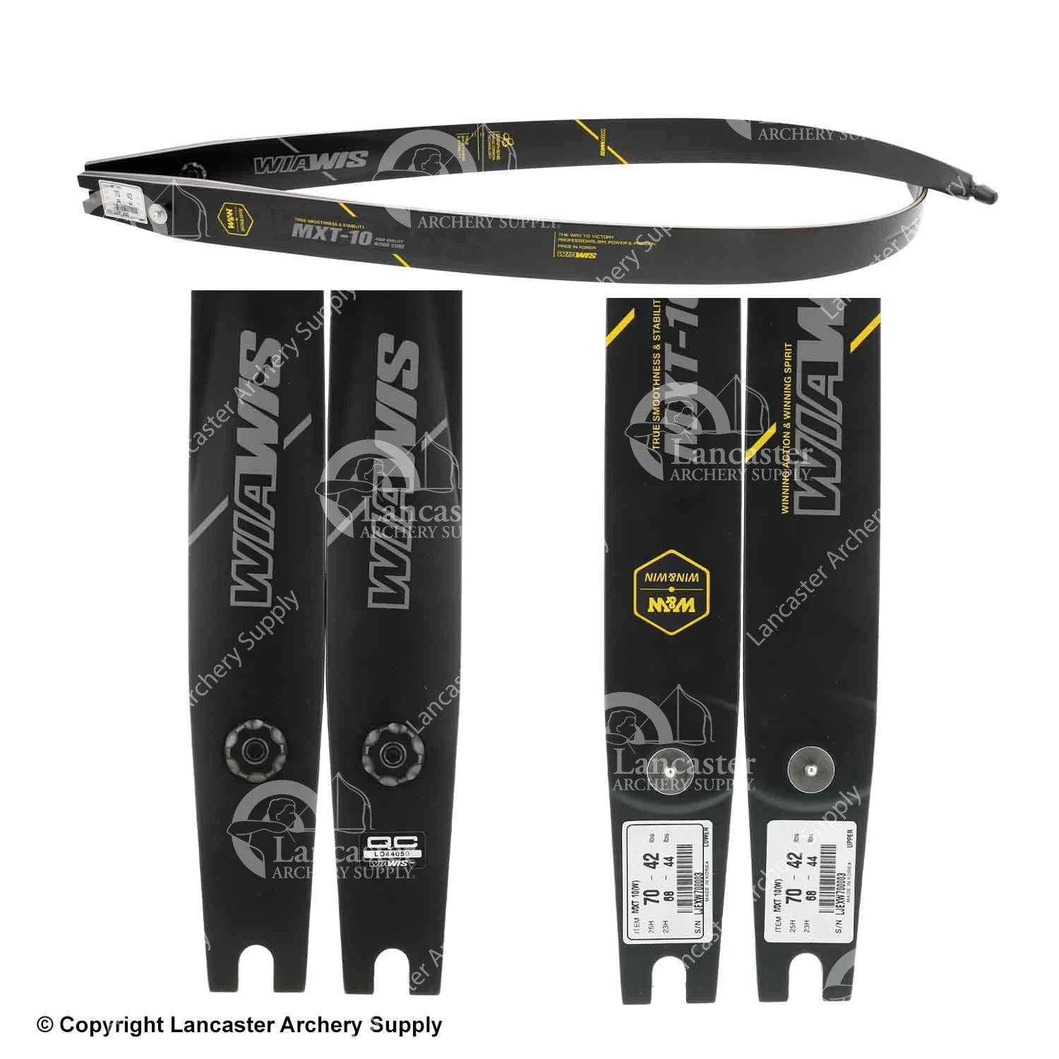 Win Win Wiawis MXT-10 Wood/Carbon Limbs (Open Box X1030169) 2 Win Win Wiawis MXT-10 Wood/Carbon Limbs (Open Box X1030169) - Image 2