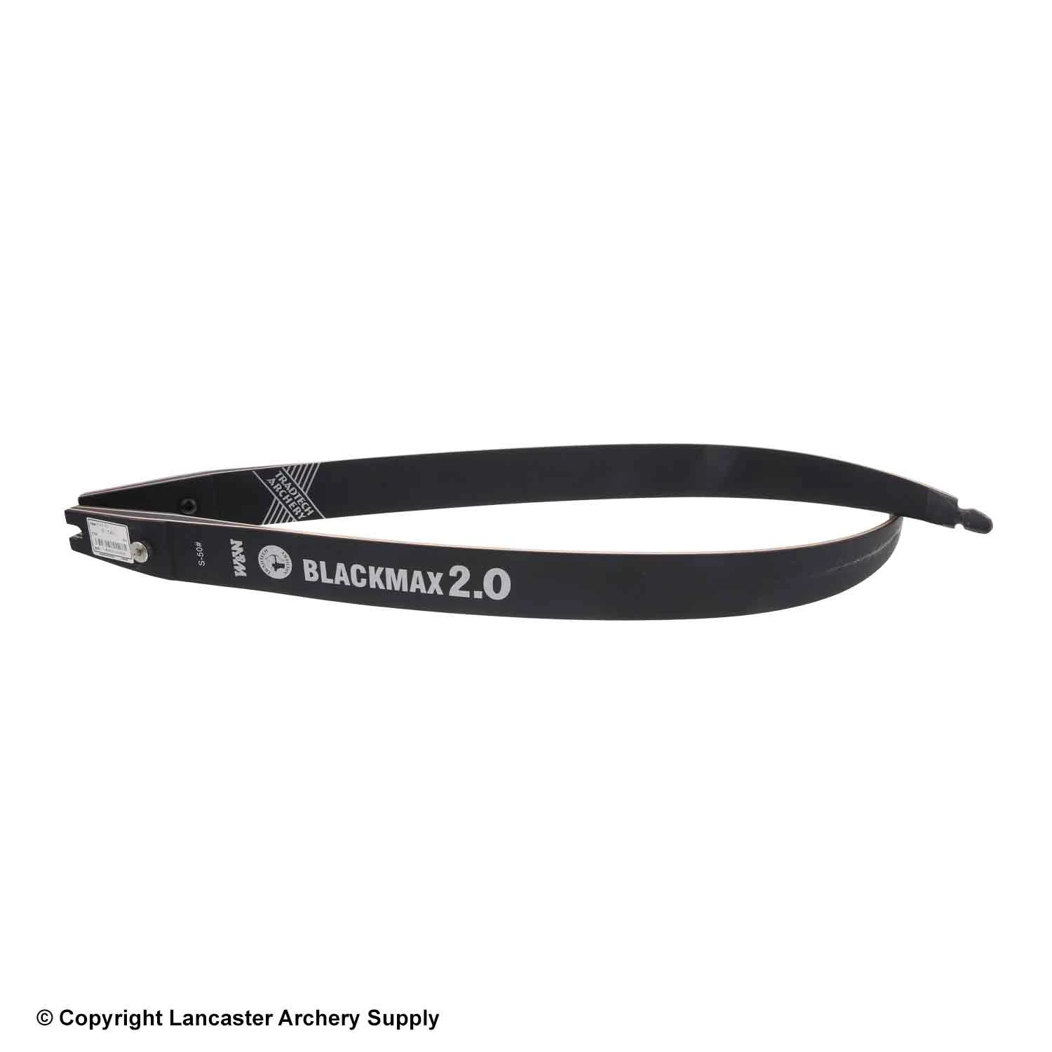 TradTech Black Max 2.0 Glass/Wood Recurve Limbs (Open Box X1030444) 1 TradTech Black Max 2.0 Glass/Wood Recurve Limbs (Open Box X1030444)