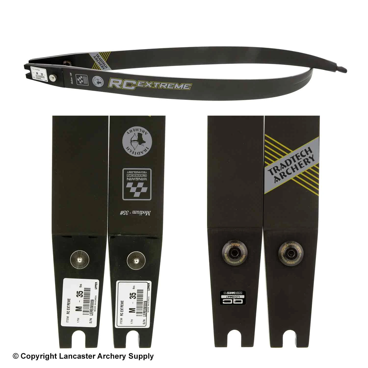 TradTech RC Extreme Carbon/Foam Recurve Limbs (Open Box X1031045) 2 TradTech RC Extreme Carbon/Foam Recurve Limbs (Open Box X1031045) - Image 2