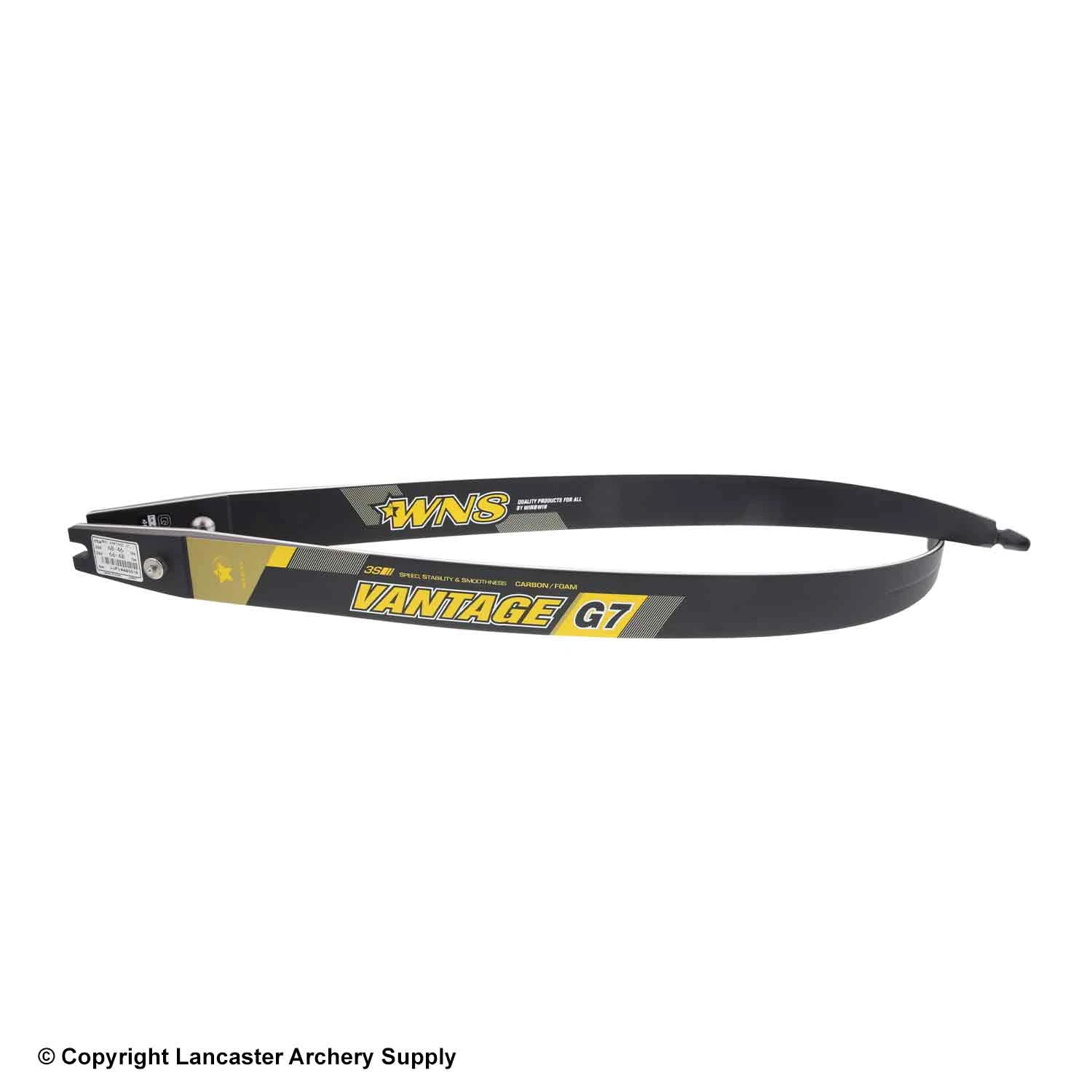 WNS Vantage G7 Recurve Limbs (Open Box X1031265) 1 WNS Vantage G7 Recurve Limbs (Open Box X1031265)