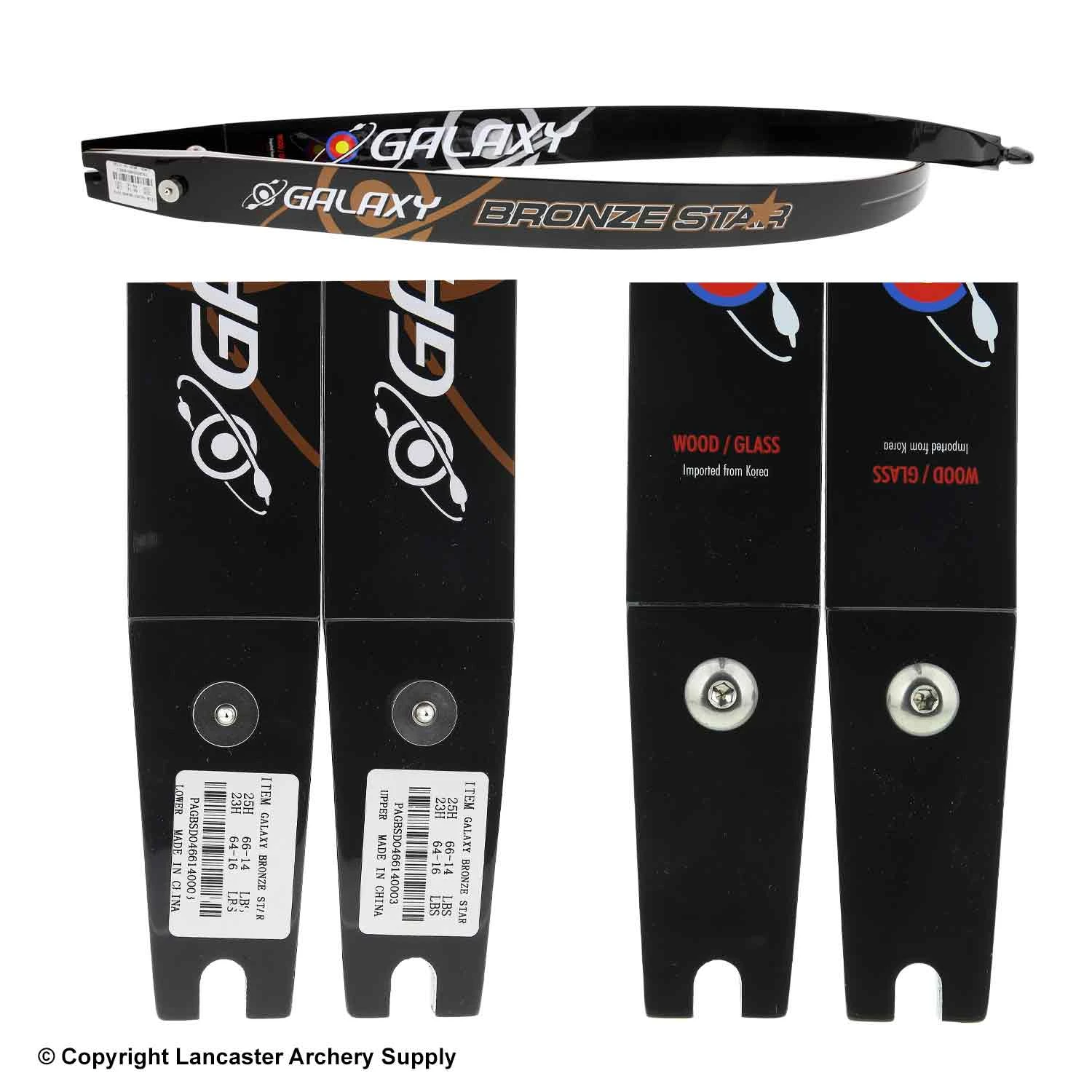 Galaxy Bronze Star Recurve Limbs (Clearance X1032069) 2 Galaxy Bronze Star Recurve Limbs (Clearance X1032069) - Image 2