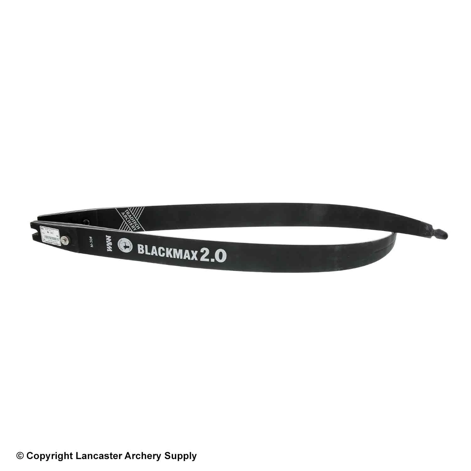 TradTech Black Max 2.0 Glass/Wood Recurve Limbs (Open Box X1032095) 1 TradTech Black Max 2.0 Glass/Wood Recurve Limbs (Open Box X1032095)