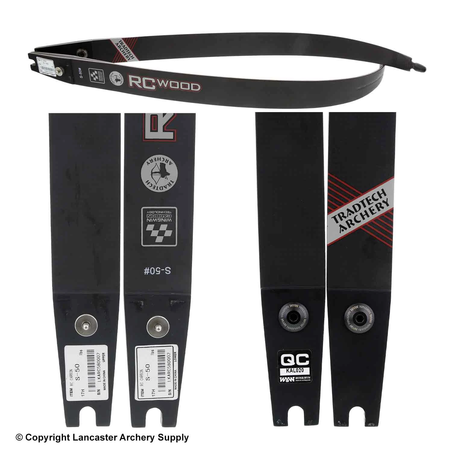 TradTech RC Carbon/Wood Recurve Limbs (Open Box X1032306) 2 TradTech RC Carbon/Wood Recurve Limbs (Open Box X1032306) - Image 2