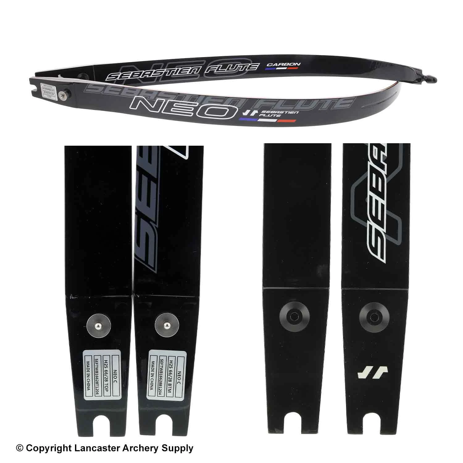 Sebastien Flute NEO Carbon Wood ILF Recurve Limbs (Open Box X1032761) 2 Sebastien Flute NEO Carbon Wood ILF Recurve Limbs (Open Box X1032761) - Image 2