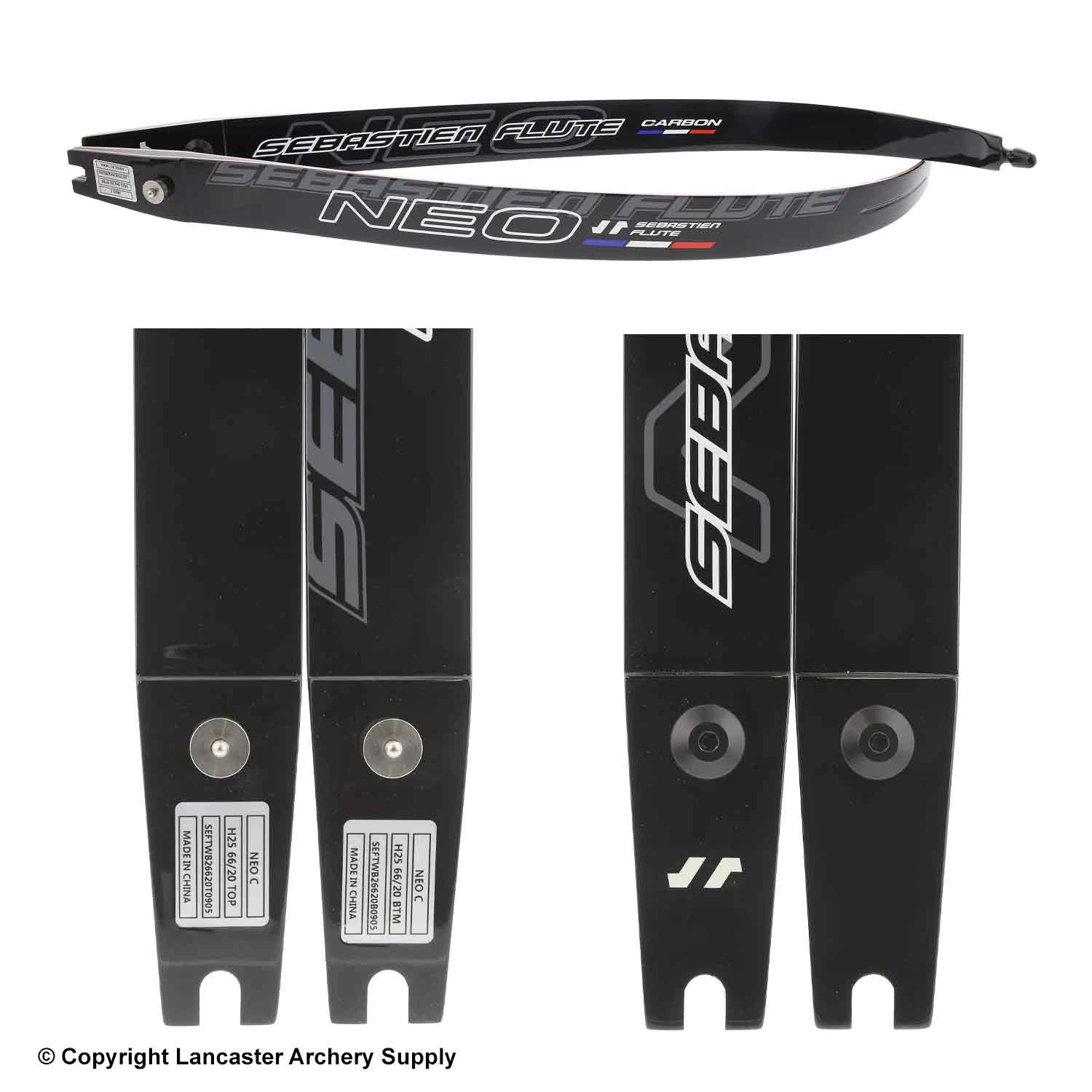 Sebastien Flute NEO Carbon Wood ILF Recurve Limbs (Open Box X1032995) 2 Sebastien Flute NEO Carbon Wood ILF Recurve Limbs (Open Box X1032995) - Image 2