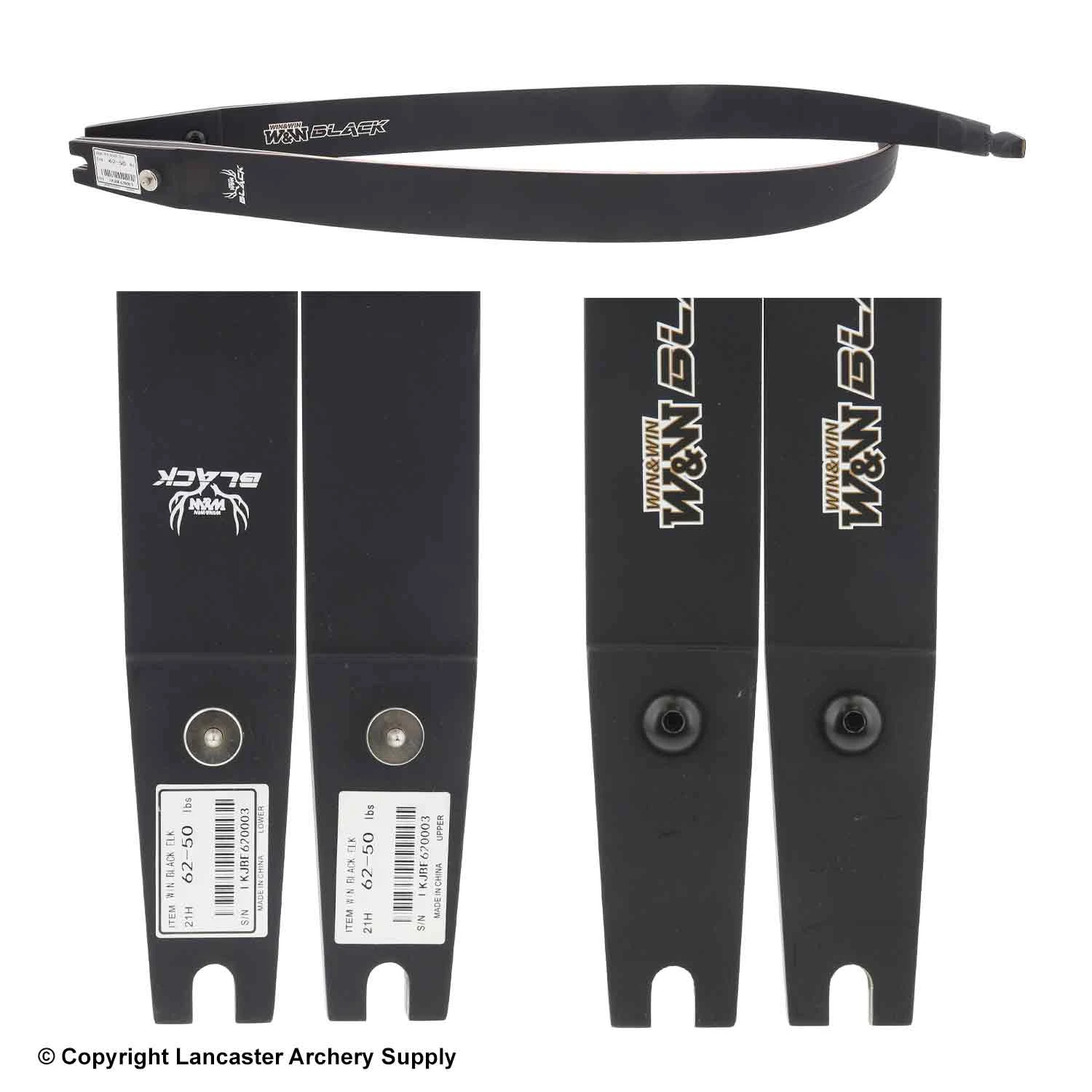 Win & Win Black Elk ILF Recurve Limbs (Open Box X1033000) 2 Win & Win Black Elk ILF Recurve Limbs (Open Box X1033000) - Image 2