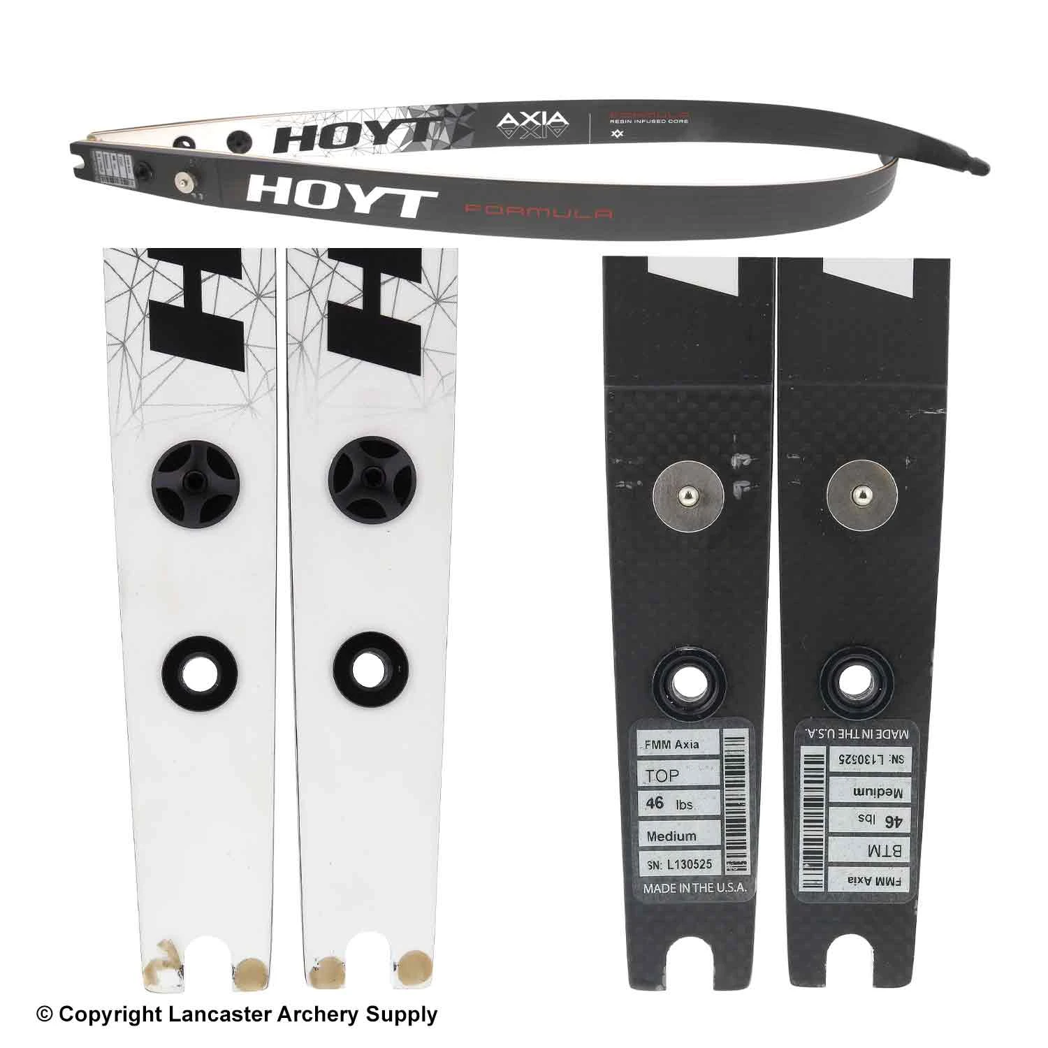 Hoyt Formula Carbon Axia Recurve Limbs (Open Box X1033355) 2 Hoyt Formula Carbon Axia Recurve Limbs (Open Box X1033355) - Image 2